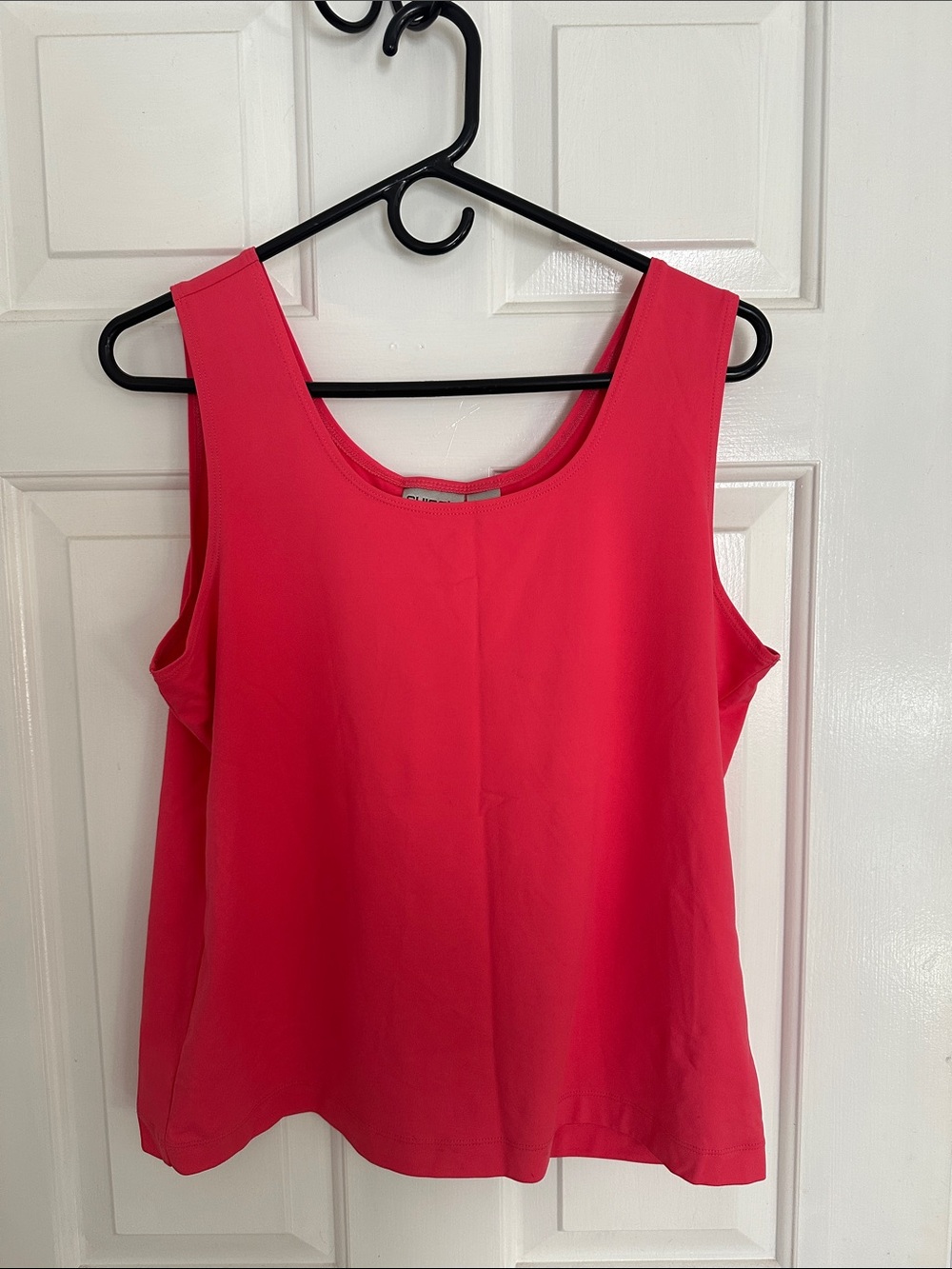 Chico's Sleeveless Bright Coral Tank Top